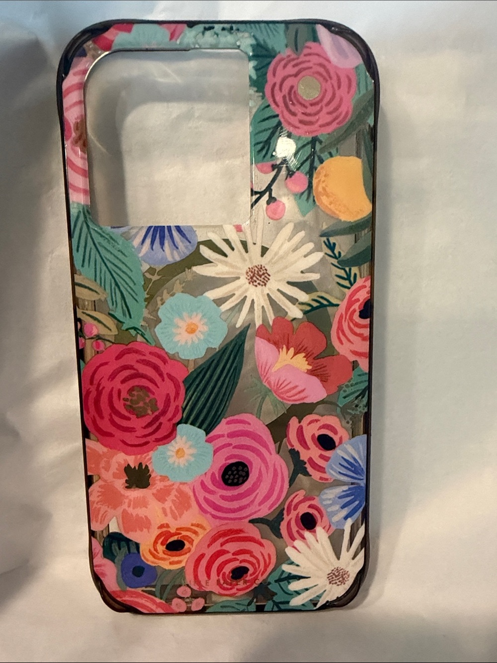Rifle Paper Co. Floral Phone Case in Pink, Green, White and Blue